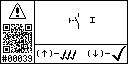 Symbolic view of the warning event 39 for the universal output 1A