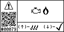 Symbolic view of warning event 79 for flame plug output high