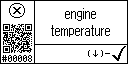 English text view of event 8 for engine temperature low