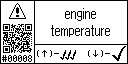 English text view of warning event 8 for engine temperature low