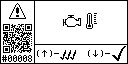 Symbolic view of warning event 8 for engine temperature low