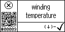 English text view of event 9 for winding temperature low