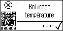 French text view of event 9 for winding temperature low