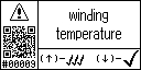 English text view of warning event 9 for winding temperature low